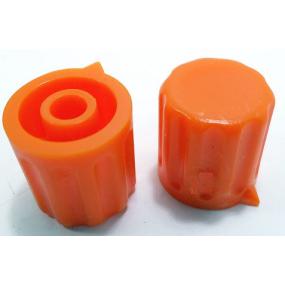 Knoflík 4mm KP1404 oranžový 