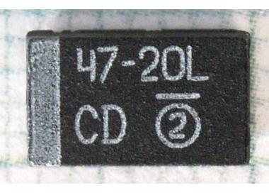 CTS 47µ/20V 