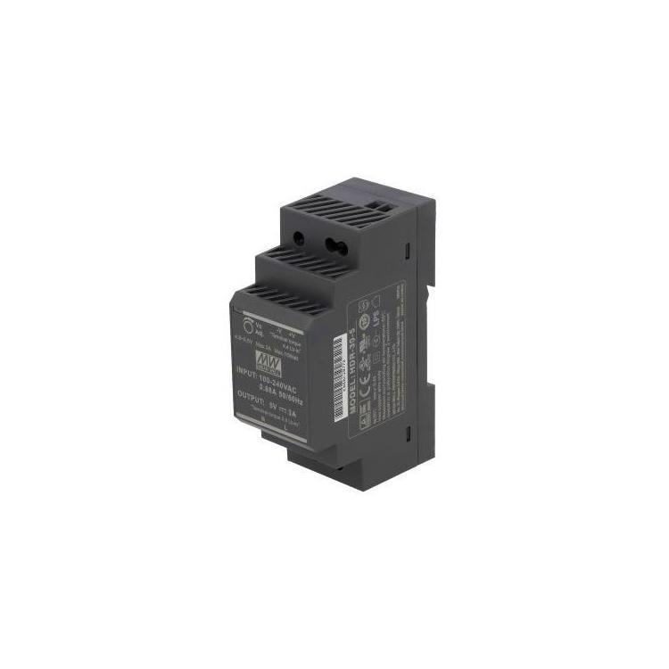 HDR-30-5 Mean Well 85-264VAC/5VDC 3A