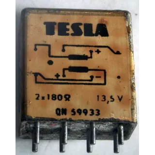 Relé QN59933 13,5V/0,067A bistabilní